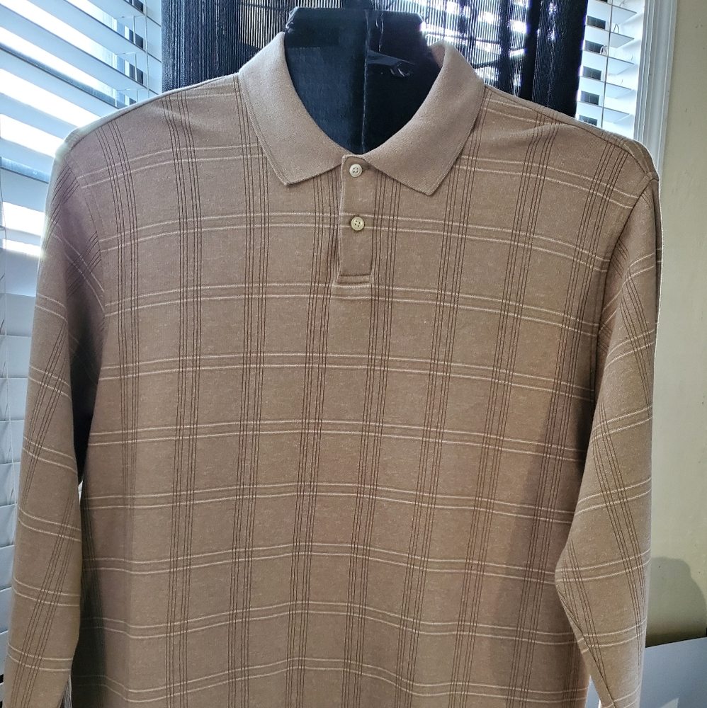 Long Slv Polo Shirt Xl